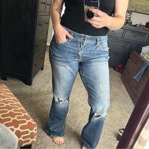 Silver Bootcut Jeans